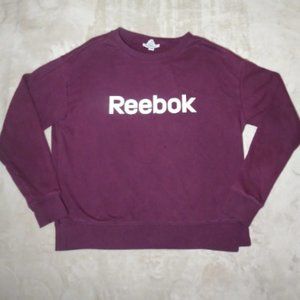 Reebok Women's Purple SweatShirt - Athletic Fleece Sz Med